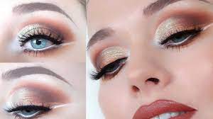 fall inspired eye makeup tutorial using