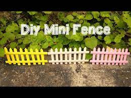 Diy Mini Fence For Dollhouse And Fairy
