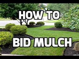 how to bid mulch professional