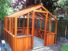 Assembly Cedar Built Greenhouses