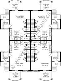 Building Plans House Duplex Floor Plans