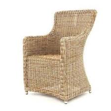 willow rattan garden dining chair