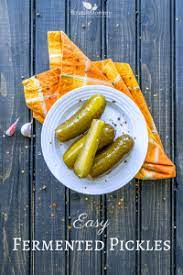 easy fermented pickles packed with