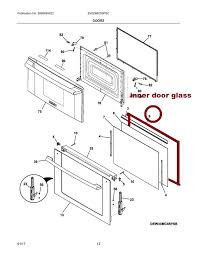 5304505655 Inner Oven Door Glass Kit