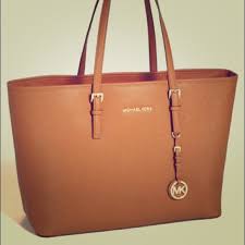 Michael Kors Leather Tote Luggage