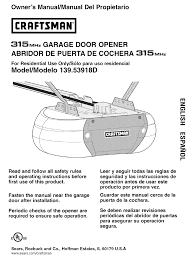 craftsman 139 53918d owner s manual pdf