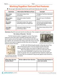Using Text Features For Comprehension Lesson Plan