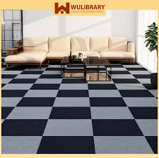 wulibrary 50x50cm carpet tiles self