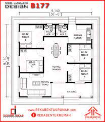 design rumah b177 pelan rumah banglo 1