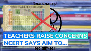 ncert removes periodic table democracy