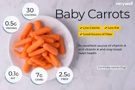 baby carrots nutrition facts and health