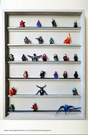 The sliding shelves in this diy lego display solution are awesome for creating little scenes and then safely sliding them away. Diy Lego Display Shelves