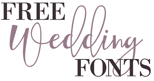 free wedding fonts glitter and graze