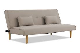 lacel sofa bed with cushions taupe