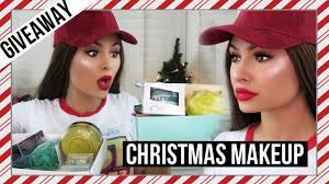 quick easy christmas makeup tutorial