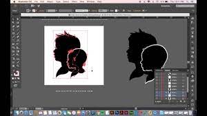 how to create silhouette portraits in