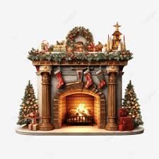 Decorative Fireplace With