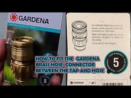 Gardena Brass Hose Connector Between