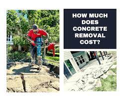 How Much Does Concrete Removal Cost