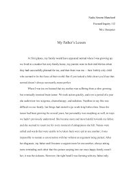 Essay about lessons learned in life 