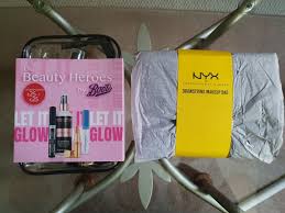 nyx drawstring cosmetics makeup bag