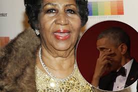 An earlier version of this story incorrectly reported that a statement by ms. Aretha Franklin Ruhrt Barack Obama Zu Tranen Gala De