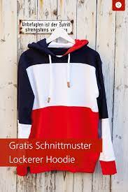 Hoodie schnittmuster gratis