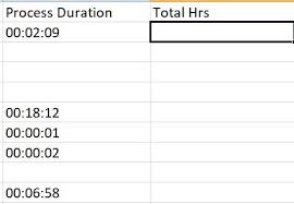how to sum up times in an excel taking