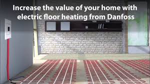 electric floor heating from danfoss