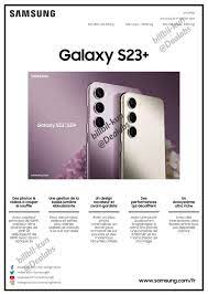 Samsung Galaxy S23 Series Specs gambar png