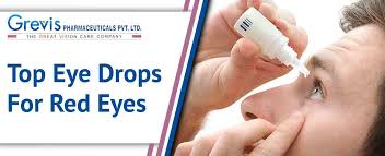 list of top eye drops for red eyes in