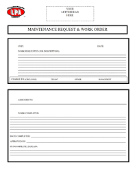Work Order Template Free Download Create Edit Fill And