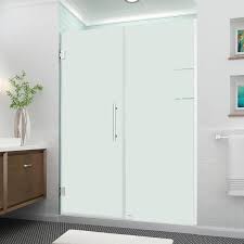 72 Frameless Hinged Shower Door