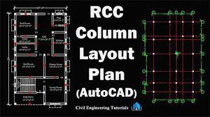 Column Layout Plan In Autocad Autocad