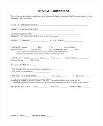 Free Downloadable Rental Agreement Renters Lease Form