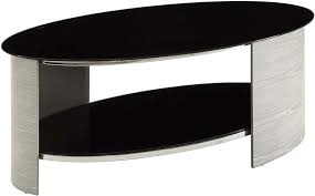 Modern Oval Coffee Table With