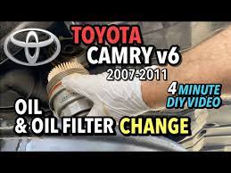 toyota camry v6 oil oil filter