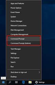 add command prompt back to windows 10