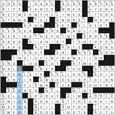 In a standard cryptic crossword, the solver knows from the beginning. Sunday September 5 2021 Diary Of A Crossword Fiend