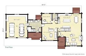 stony brook log home clic floor plan