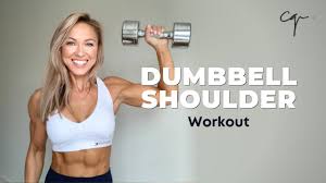 dumbbell shoulder workout at home you
