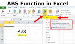 Abs Excel Function Examples How To Find Absolute Value