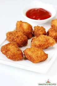 In a large shallow dish, combine the first 6 ingredients. Chicken Nuggets Fried Baked Air Fryer Swasthi S Recipes