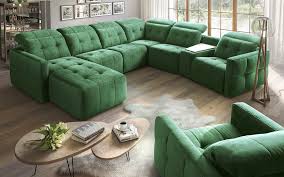extraant tufted microfiber sectional