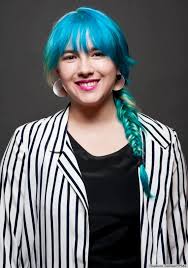 Dye black hair to blue: I Dyed My Hair Blue And You Can Too Diy Bleach Color Huffpost Life