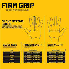 Firm Grip Large Xtreme Fit Work Gloves