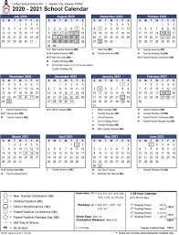 updated 2020 2021 calendar
