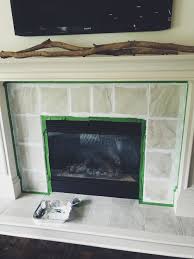 How To Paint Tile Around A Fireplace