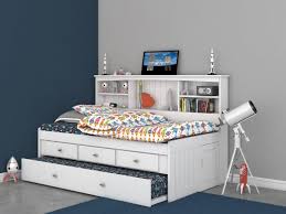 drawer storage and twin trundle bed