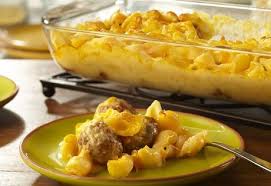 Make sure the cheese is distributed well. Campbell S Cheeseburger Mac Cheese Recipe Cheeseburger Mac And Cheese Campbells Soup Recipes Campbells Recipes